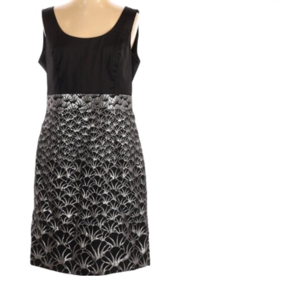 H&M black &silver dress
